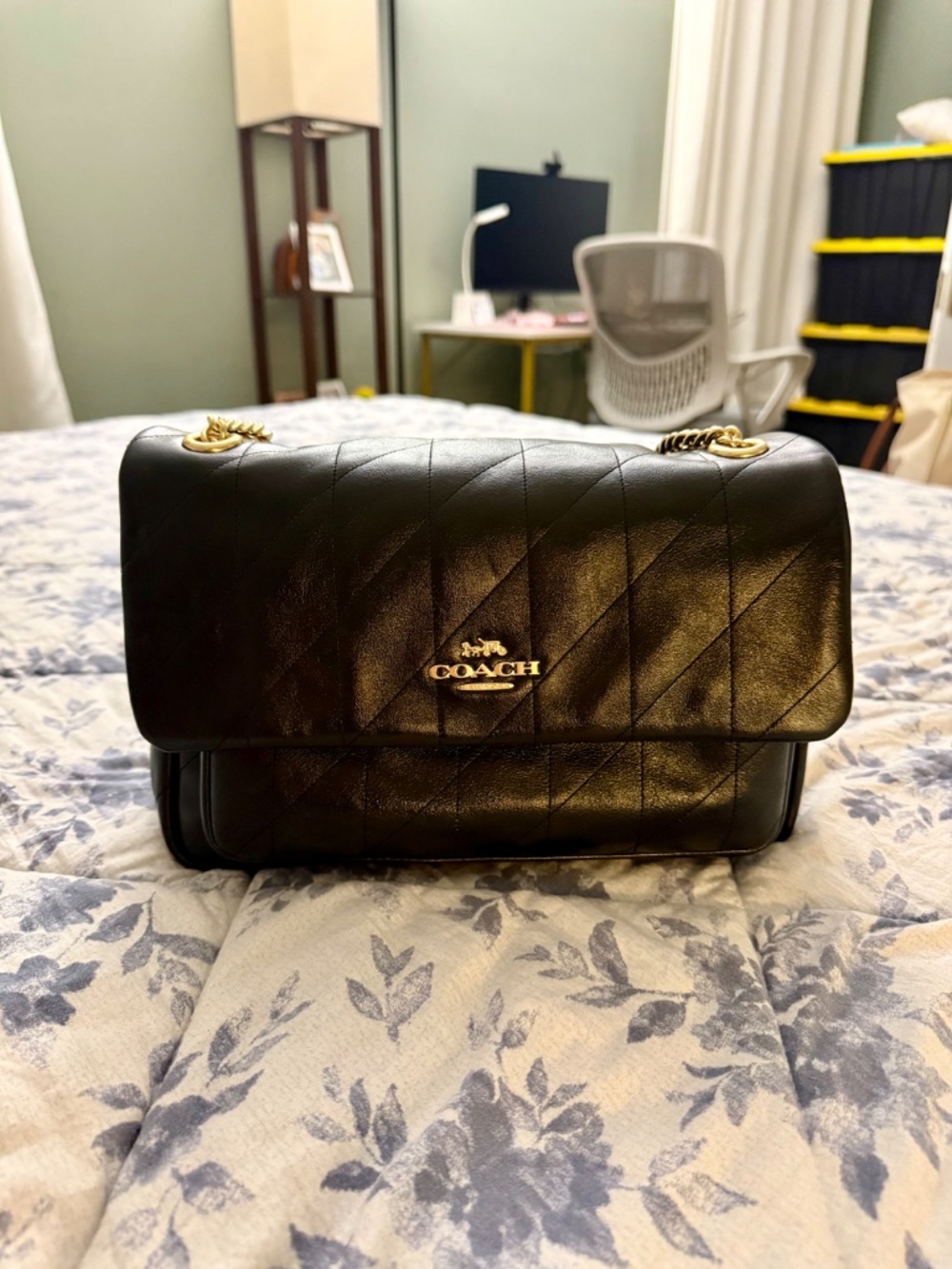 Coach Outlet Elodie Crossbody Bag With Quilting